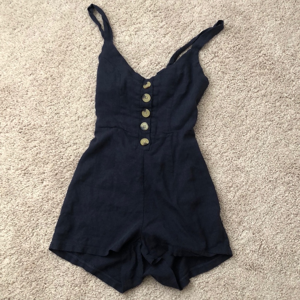 Pacsun Navy Blue Romper